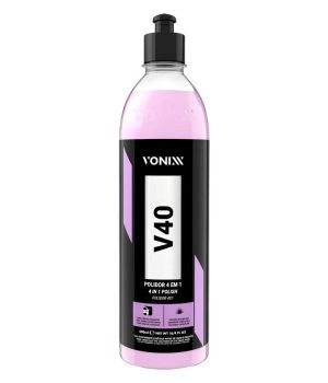 V40 Polidor 4 Em 1 Para Verniz Asiático 500ml Vonixx Limpeel Casa e Carro Produtos de Limpeza Automotivos e Residenciais